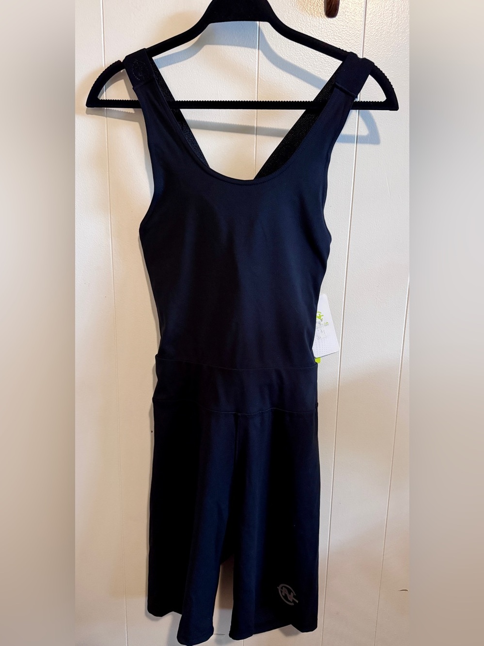 Nautica Black Sleeveless Athletic Jumpsuit
